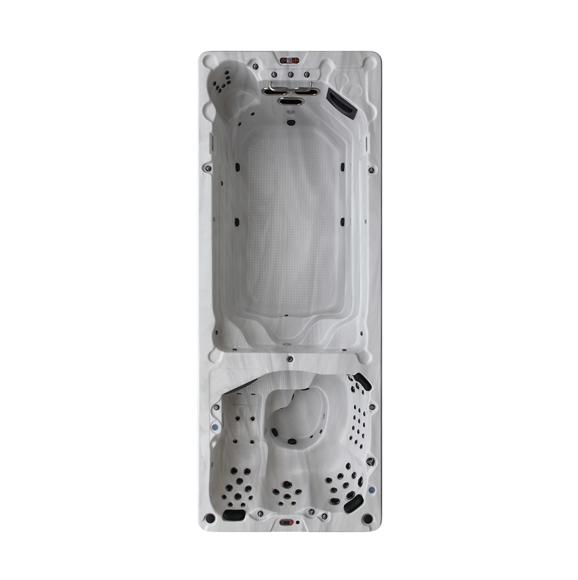 St Lawrence 20ft GL 17-Person 73-Jet Swim Spa – Great Lakes Spas US