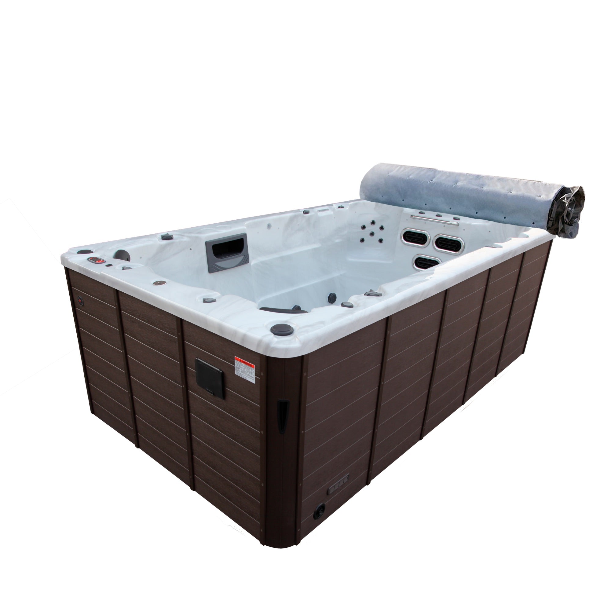 St Lawrence 13ft GL12-Person 39-Jet Swim Spa – Great Lakes Spas US