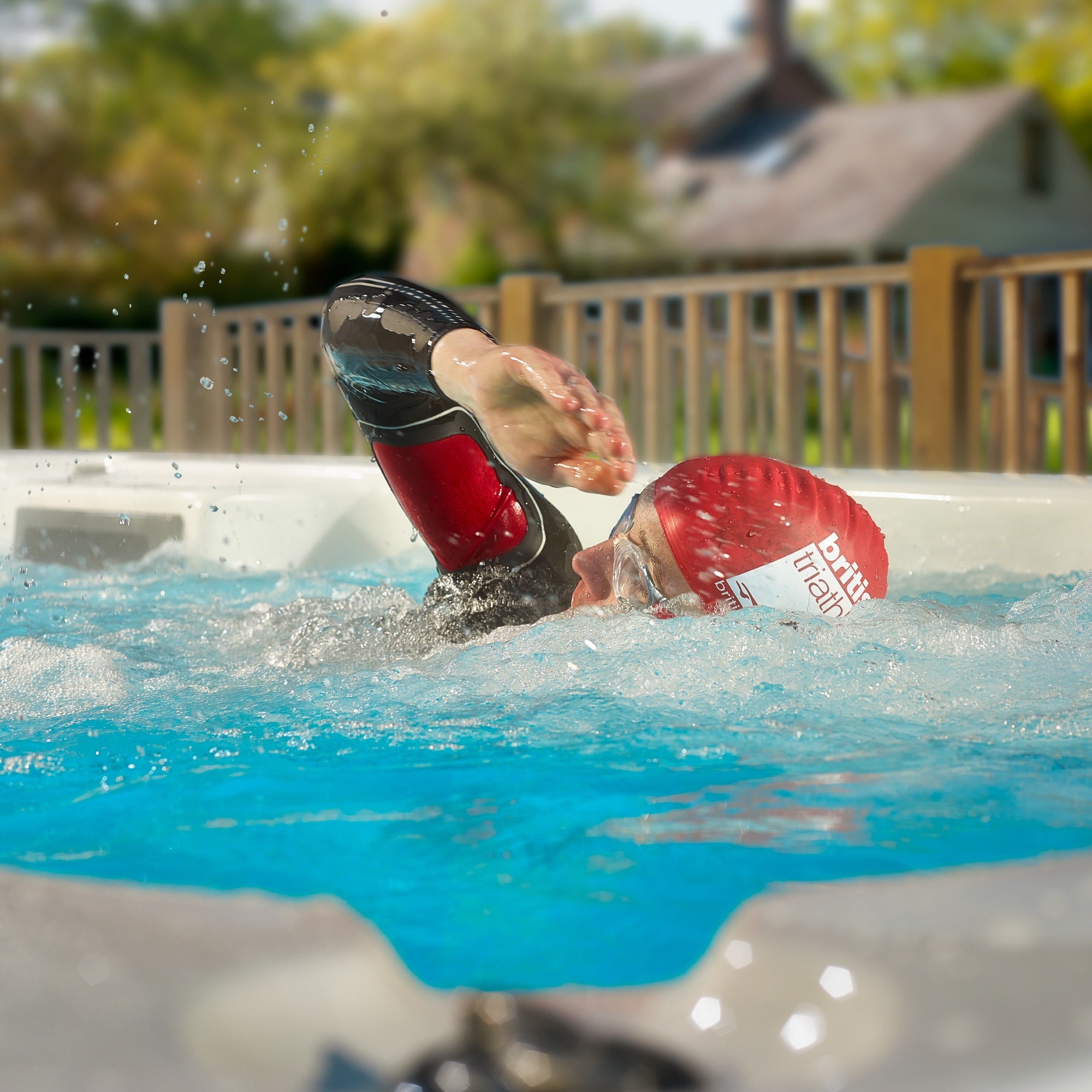 St Lawrence 16ft GL 15-Person 72-Jet Swim Spa – Great Lakes Spas US